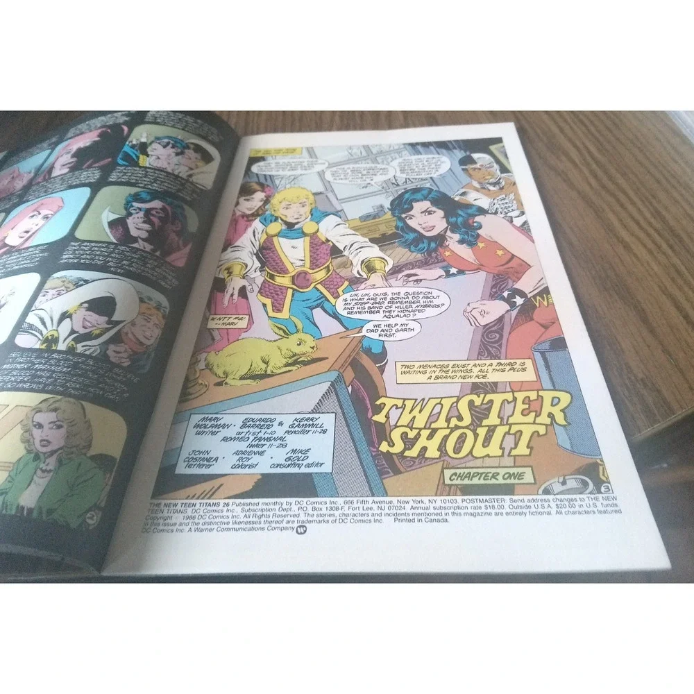 The New Teen Titans #26 (December 1986 DC Comics)